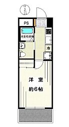 アーバンデュエリング 1Kの間取図画像