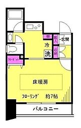 ヴェルステージ蒲田 10階1Kの間取り