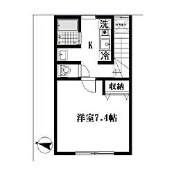 ボーセジュール 1Kの間取図画像