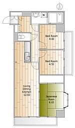 ラ・プリメーラ 3LDKの間取図画像