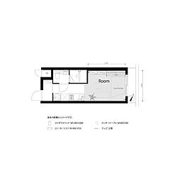 間取図画像 ワンルーム