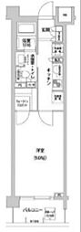 コンフォリア目黒青葉台 1Kの間取図画像