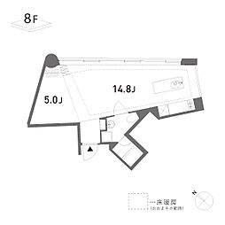 渋谷区東2丁目マンション 1LDKの間取図画像
