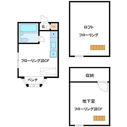 プラザUSA菊名 1SKの間取図画像