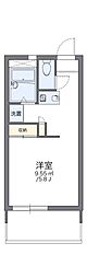 レオパレスK・N・A 1Kの間取図画像