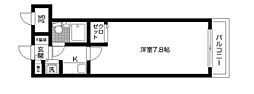 日神パレステージ三軒茶屋 1Kの間取図画像