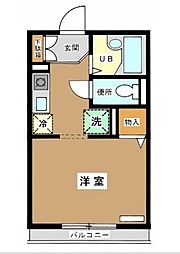 メゾン・ド・ヴェール 1Kの間取図画像