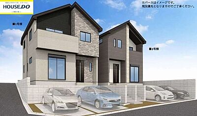 外観:完成イメージです♪2026年12月完成予定◎角地!オール電化♪小学校徒歩5分!◎パントリーやSIC等収納充実! 外観:完成イメージです♪2026年12月完成予定◎角地!オール電化♪小学校徒歩5分!◎パントリーやSIC等収納充実!