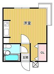たじまマンション 1Kの間取図画像