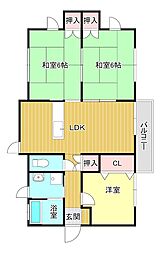 SUBURBHOMEおおた2 3LDKの間取図画像