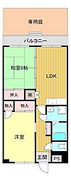 ロイヤルフラッツ 2LDKの間取図画像