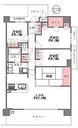 ジオ彩都いぶきの森 4LDKの間取図画像