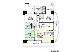 フローレンス井口台 3LDKの間取図画像