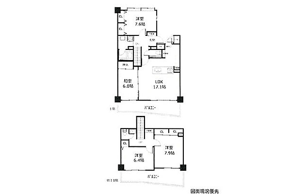 間取り フローレンス井口台 1階/-