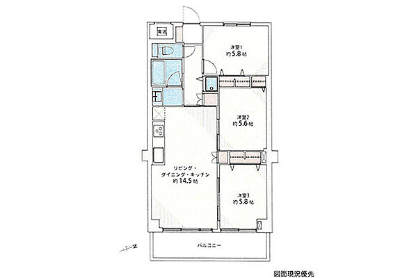 間取り ＣＯ−ＯＰマンションシートピア 2階/-