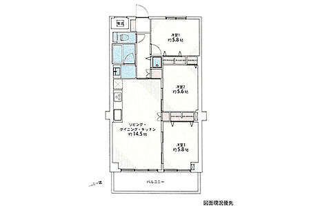 間取り図※図面現況優先