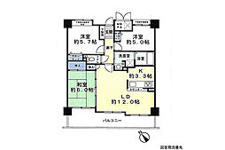 間取図画像 3LDK