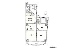 間取図画像 2SLDK