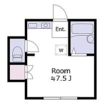 東京都大田区下丸子4丁目（賃貸アパート1R・1階・16.97㎡） その2