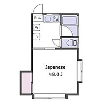 東京都目黒区中目黒4丁目（賃貸アパート1K・2階・24.84㎡） その2