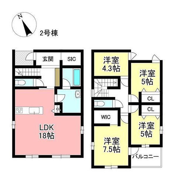 間取りを拡大表示