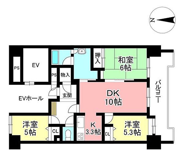 間取りを拡大表示