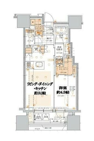 東京都千代田区神田錦町2丁目(賃貸マンション1LDK・2階・39.65㎡)の写真 その2