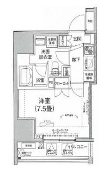 東京都中央区日本橋小網町(賃貸マンション1K・8階・25.80㎡)の写真 その2