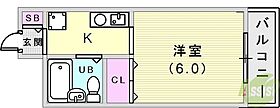 中山手ガーデンパレスB棟  ｜ 兵庫県神戸市中央区中山手通7丁目35-5（賃貸アパート1K・1階・18.63㎡） その2