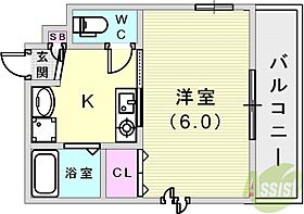 エステムコート神戸元町通  ｜ 兵庫県神戸市中央区元町通6丁目（賃貸マンション1K・7階・19.09㎡） その2