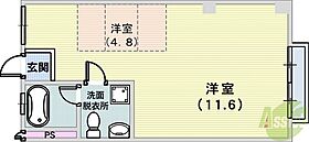 神戸マンション  ｜ 兵庫県神戸市中央区山本通2丁目（賃貸マンション1R・4階・36.45㎡） その2