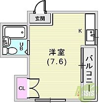 シティライフ中山手  ｜ 兵庫県神戸市中央区中山手通7丁目23-4（賃貸マンション1R・3階・18.00㎡） その2