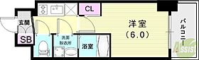 エスリード神戸大倉山ヒルズ  ｜ 兵庫県神戸市中央区楠町3丁目4-11（賃貸マンション1K・2階・21.00㎡） その2