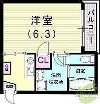 Happiness中山手  ｜ 兵庫県神戸市中央区中山手通8丁目5-10（賃貸アパート1K・1階・24.15㎡） その2