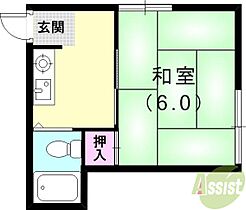 白鳩荘C棟  ｜ 兵庫県神戸市中央区八雲通5丁目（賃貸アパート1K・2階・16.00㎡） その2