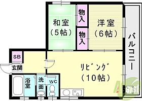 栄信ビル  ｜ 兵庫県神戸市中央区多聞通4丁目1-5（賃貸マンション2LDK・7階・46.64㎡） その2