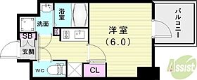 エスリード神戸三宮ヒルズ  ｜ 兵庫県神戸市中央区中山手通2丁目1-23（賃貸マンション1K・2階・21.13㎡） その1