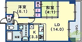 レジディア三宮東  ｜ 兵庫県神戸市中央区磯上通3丁目（賃貸マンション2LDK・11階・59.96㎡） その2