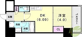 プレジオ日暮通  ｜ 兵庫県神戸市中央区日暮通1丁目1-24（賃貸マンション1DK・15階・28.56㎡） その2