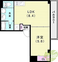 High Woods Yamate  ｜ 兵庫県神戸市中央区花隈町（賃貸マンション1LDK・2階・30.89㎡） その2