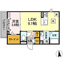 セリシール 103 ｜ 岐阜県各務原市那加前洞新町2丁目（賃貸アパート1LDK・1階・33.76㎡） その2