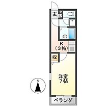 岐阜県各務原市鵜沼各務原町4丁目（賃貸アパート1K・1階・24.84㎡） その2