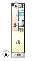 セレーノＧＦ 206 ｜ 岐阜県岐阜市前一色1丁目（賃貸マンション1K・2階・30.90㎡） その2