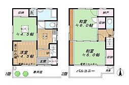 藤田貸家 4Kの間取り