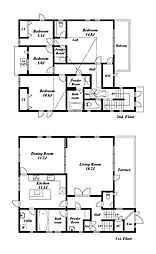 池田山ハウス 4LDKの間取り