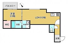 Crecia廿日市駅西 301 ｜ 広島県廿日市市平良１丁目21-22（賃貸アパート1LDK・3階・33.88㎡） その2