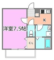 La Bonheur（ラ ボナール）  ｜ 千葉県千葉市中央区新田町38-20（賃貸アパート1K・3階・24.84㎡） その2