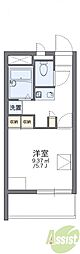 レオパレス原田 1Kの間取図画像