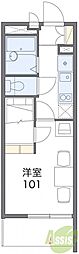 レオパレス山吹 1Kの間取図画像