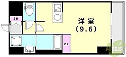 ONLYONE小花2 ワンルームの間取図画像